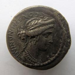 Monnaie romaine, Rome, 57 v. Chr | C. Considius Nonianus. Souverain