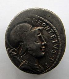 Romeinse Munt, Rome, 55 v. Chr | P. Fonteius P.f. Capito. Heerser