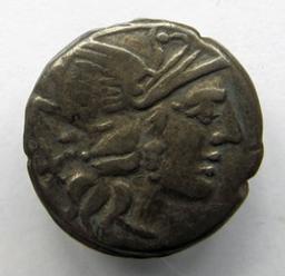 Monnaie romaine, Rome, 138 v. ChrRomeinse Munt, Rome, 138 v. Chr | C. Renius. Heerser