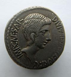 Monnaie romaine, Rome, 37 v.ChrRomeinse Munt, Rome, 37 v.Chr | Octavianus. Heerser