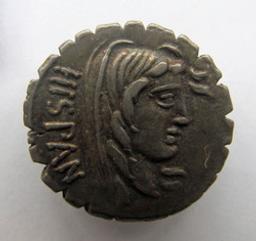 Romeinse Munt, Rome, 81 v. Chr | A. Postumius A.f. S.n. Albinus. Heerser