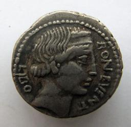 Romeinse Munt, Rome, 62 v. Chr | L. Scribonius Libo. Heerser