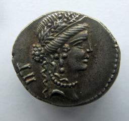 Romeinse Munt, Rome, 48-47 v.Chr | C. Iulius Caesar. Heerser