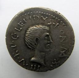 Monnaie romaine, Rome, 42 v.Chr | M. Lepidus. Souverain