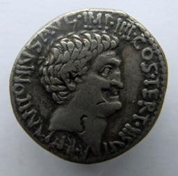Monnaie romaine, Rome, 31 v. ChrRomeinse Munt, Rome, 31 v. Chr | M. Antonius. Heerser