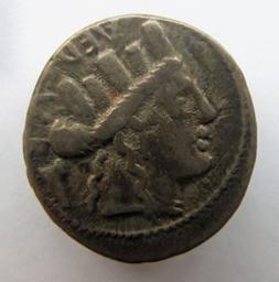 Monnaie romaine, Rome, 84 v. Chr | P. Furius Crassipes. Ruler