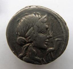 Monnaie romaine, Rome, 81 v. ChrRomeinse Munt, Rome, 81 v. Chr | Q. Caecilius Metellus Pius. Heerser