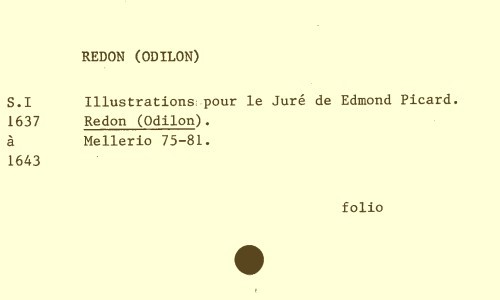 Illustrations pour le Juré de Edmond Picard. Redon (Odilon). Mellerio 75-81 | Redon, Odilon (1840-1916)