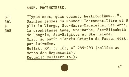 Typus octo, quas vocant, beatitudinum per singulas Heroides sacras Novi Testamenti | de Passe, Crispijn, I (1564-1637). Naar