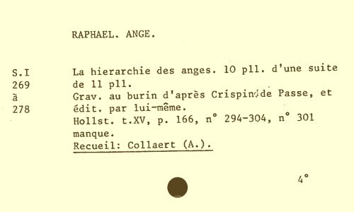 La hiérarchie des anges | de Passe, Crispijn, I (1564-1637). Naar