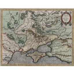 Taurica Chersonesus nostra aetate Przecopsca et Gazara dicitur | Busius, Albertus (flor. 1558-1595). Publisher