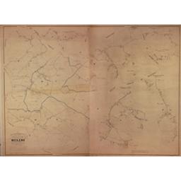 Plan parcellaire de la commune de Beclers | Popp, Philippe Christian (1805-1879)