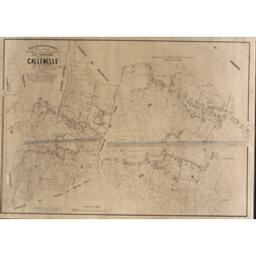 Plan parcellaire de la commune de Callenelle | Popp, Philippe Christian (1805-1879)