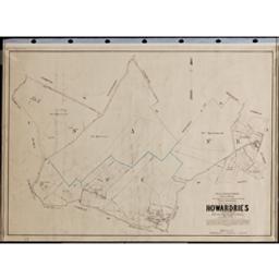 Plan parcellaire de la commune de Howardries | Popp, Philippe Christian (1805-1879)