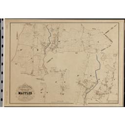 Plan parcellaire de la commune de Maffles | Popp, Philippe Christian (1805-1879)