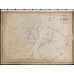 Plan parcellaire de la commune de Husseignies | Popp, Philippe Christian (1805-1879)