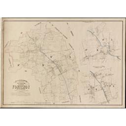Plan parcellaire de la commune de Fontenoy | Popp, Philippe Christian (1805-1879)