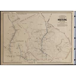 Plan parcellaire de la commune de Houtaing lez-Leuze | Popp, Philippe Christian (1805-1879)