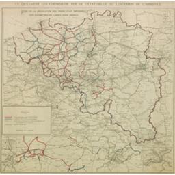 Ce qu'étaient les chemins de fer de l'Etat belge au lendemain de l'Armistice | Militair cartografisch instituut