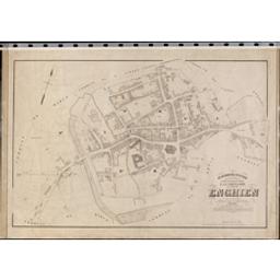 Plan parcellaire de la ville de Enghien | Popp, Philippe Christian (1805-1879)