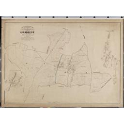 Plan parcellaire de la commune de Lombise | Popp, Philippe Christian (1805-1879)