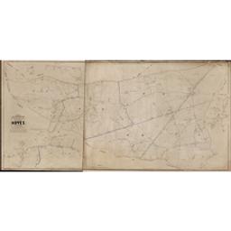 Plan parcellaire de la commune de Hoves | Popp, Philippe Christian (1805-1879)
