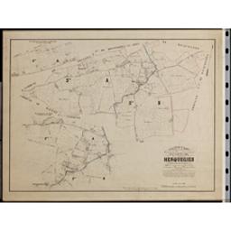 Plan parcellaire de la commune de Herquegies | Popp, Philippe Christian (1805-1879)