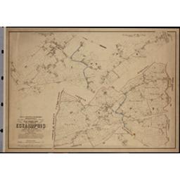 Plan parcellaire de la commune de Estaimpuis | Popp, Philippe Christian (1805-1879)