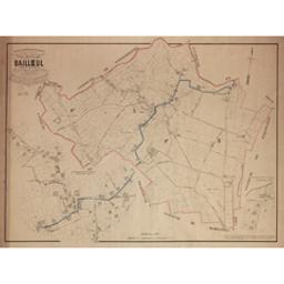 Plan parcellaire de la commune de Bailloeul | Popp, Philippe Christian (1805-1879)
