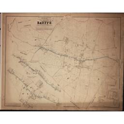 Plan parcellaire de la commune de Bauffe | Popp, Philippe Christian (1805-1879)