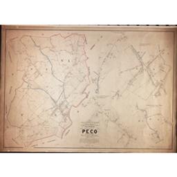 Plan parcellaire de la commune de Pecq | Popp, Philippe Christian (1805-1879)