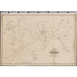 Plan parcellaire de la commune de Donstiennes | Popp, Philippe Christian (1805-1879)