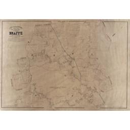 Plan parcellaire de la commune de Braffe | Popp, Philippe Christian (1805-1879)