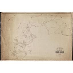 Plan parcellaire de la commune de Houdeng-Aimeries | Popp, Philippe Christian (1805-1879)