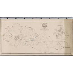 Plan parcellaire de la commune de Croix lez-Rouveroy | Popp, Philippe Christian (1805-1879)