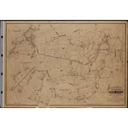 Plan parcellaire de la commune de Estaimbourg | Popp, Philippe Christian (1805-1879)