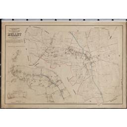 Plan parcellaire de la commune de Mellet | Popp, Philippe Christian (1805-1879)