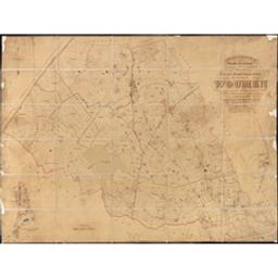 Plan parcellaire de la commune de Woumen | Popp, Philippe Christian (1805-1879)