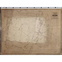 Plan parcellaire de la commune de Esplechin | Popp, Philippe Christian (1805-1879)