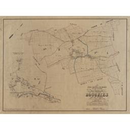 Plan parcellaire de la commune de Bougnies | Popp, Philippe Christian (1805-1879)