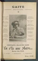 Couplets chantés dans "En v'la une Autre | Malpertuis, Luc (1865-1933) - Journaliste, auteur de ballets, parodies, revues, opéras-comiques, Directeur de L'Alcazar de 1890 à 1897