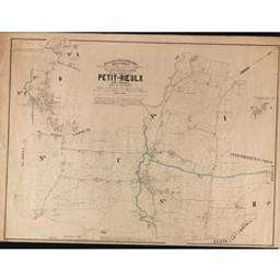 Plan parcellaire de la commune de Petit-Roeulx lez-Braine | Popp, Philippe Christian (1805-1879)