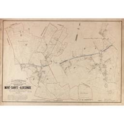 Plan parcellaire de la commune de Mont-Sainte-Aldegonde | Popp, Philippe Christian (1805-1879)