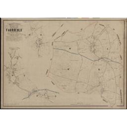 Plan parcellaire de la commune de Fauroeulx | Popp, Philippe Christian (1805-1879)