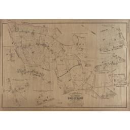 Plan parcellaire de la commune de Bois-d'Haine | Popp, Philippe Christian (1805-1879)