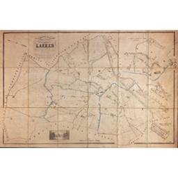 Plan parcellaire de la commune de Laeken | Popp, Philippe Christian (1805-1879)