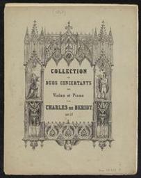 Deux duettini pour piano et violon sur le Stabat Mater de G[ioacchino] Rossini | Bériot, Charles-Auguste de (1802-1870). Compositeur