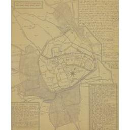 Plan routier de la ville de Diest levé 1786 | Meulemans, Albert (flor. ca 1786)