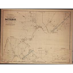 Plan parcellaire de la commune de Battignies | Popp, Philippe Christian (1805-1879)