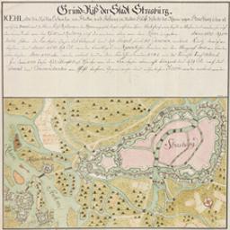 Grund-Riss der Stadt Strasburg | G.H.H (flor. ca 1734)